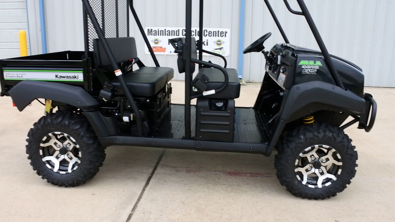 $12,299: 2017 Kawasaki Mule 4010 Trans SE with Lift, Stereo, and Wheel &  Tire Upgrade - YouTube