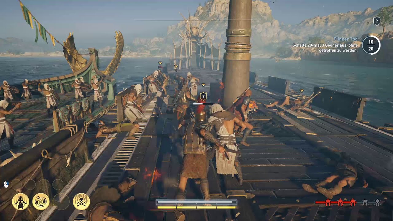 Die Wilde Jagd Assassins Creed Odyssey Die Crew ist endlich voll- Legendäre Bootsleute- Kopfgeldjäger JAGD