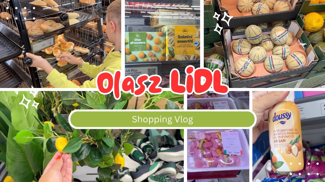 BEVÁSÁRLÓS VLOG | 🤩 OLASZ LIDL-BEN | 🛒🇮🇹