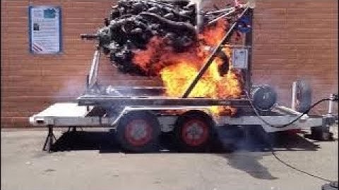 Pratt & Whitney R-4360 Radial Engine Backfire