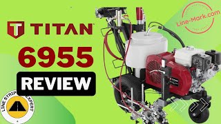 Titan 6955 Line Marking machine review | Powrliner line striper