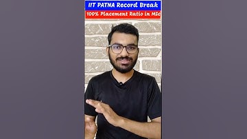 IIT Patna MSc me 100% Placement Record || Placement in Lower IITs after iitjam