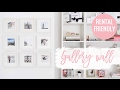 Gallery wall tutorial | no tools needed & rental friendly | Style playground