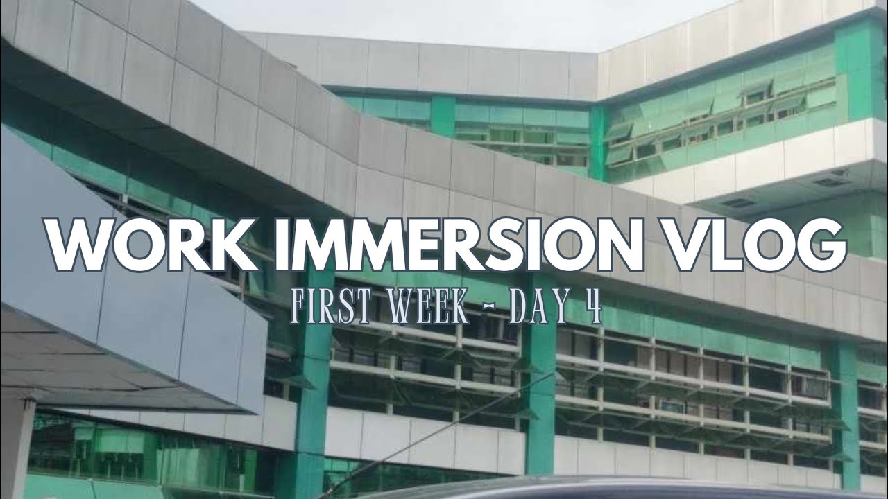 • FIRST WEEK : DAY 4 WORK IMMERSION VLOG || Norjana D.