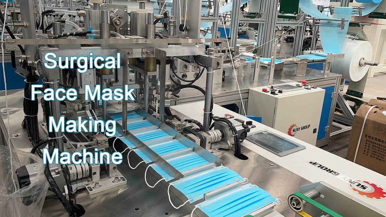 Surgical Face Mask Automatic Making Machine (130pcs/min) SUNY Group