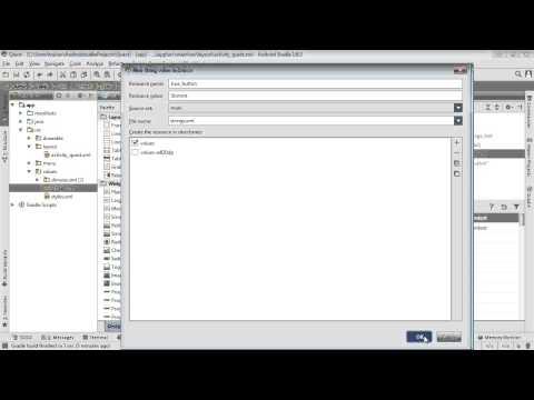 Android Studio – Crashkurs Tutorial: Designelemente einbinden |video2brain.com