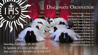 2021 Jesuit Ordinations - St. Peter Faber Jesuit Community