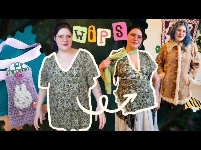 Stop Doomscrolling, Let's Finish our Projects 🌞 Thrift Flip, Sewing, Crochet,...