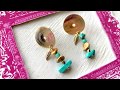 【ハンドメイドTV】ターコイズさざれチップとリーフチャームでボヘミアンピアスの作り方・必要なもの