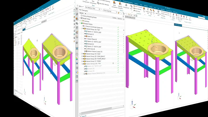 NX Top Down Modeling With Master Link