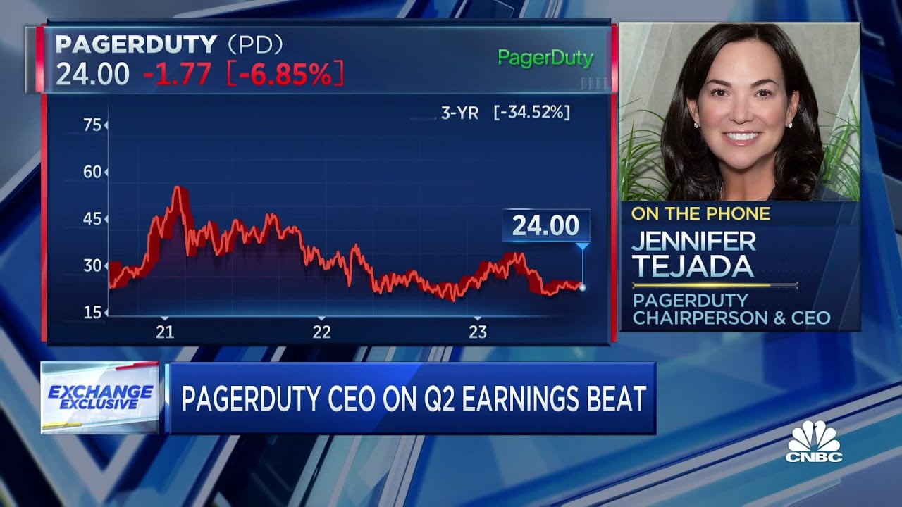 PagerDuty CEO Jennifer Tejada We are executing well in a challenging