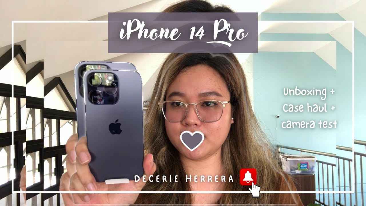 iPhone 14 Pro Deep Purple Unboxing 💜 | Case Haul & Camera Testing - YouTube