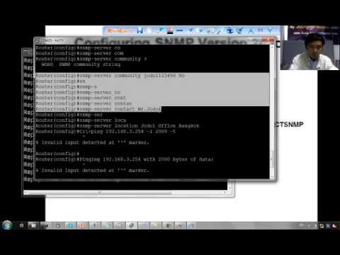 มารู้จัก Protocol SNMP และการ Config บน Router CISCO โดย Mr.Jodoi