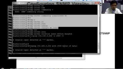 มารู้จัก Protocol SNMP และการ Config บน Router CISCO โดย Mr.Jodoi