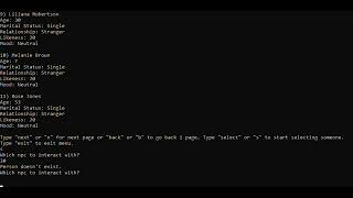 Life Simulator - Text based game screenshot 2