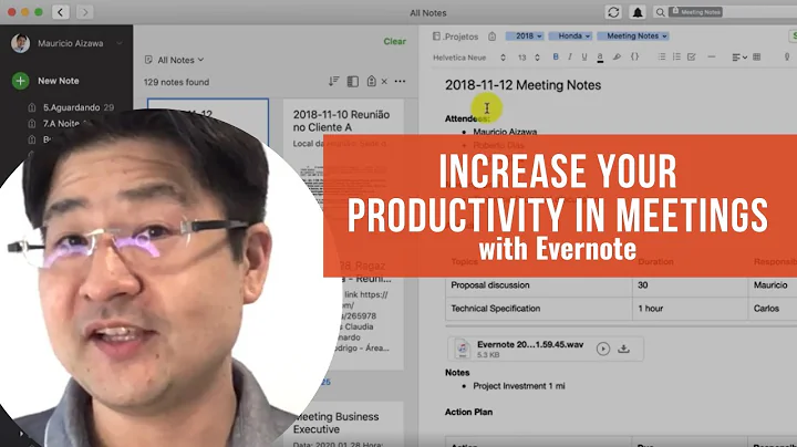 Evernote - Increase your Productivity in Meetings - Mauricio Aizawa