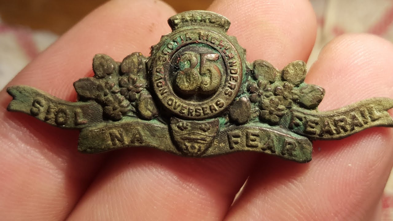 Metal detecting Quebec 05 1858 Canadian large cent and Bucket list