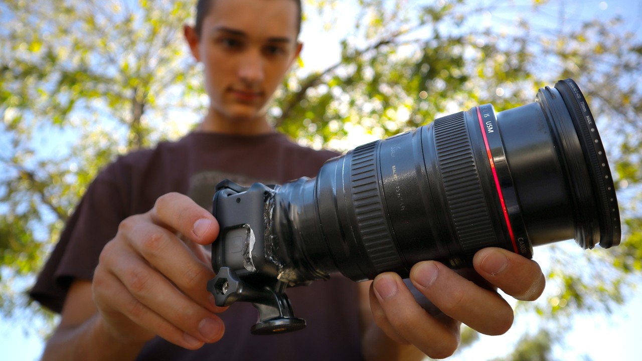 Modding a GoPro to take camera lenses
