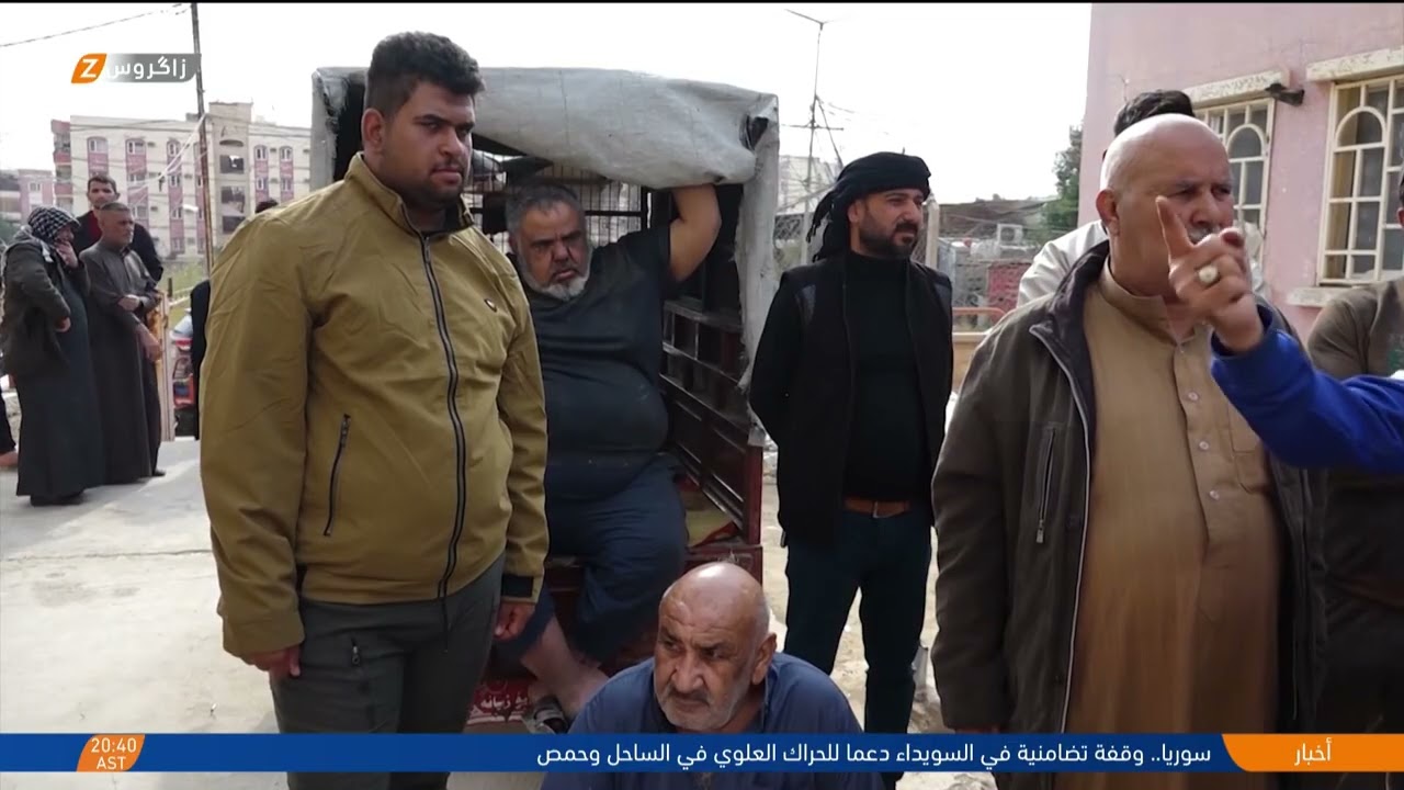 الأنبار..   وقفة احتجاجية لسكان مجمع غرب الرمادي ضد قرار الإخلاء المفاجئ