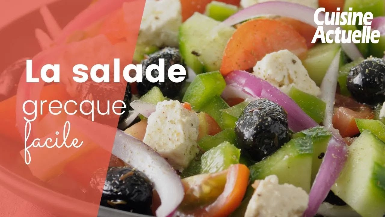🥗 Salade grecque authentique : recette fraîche, rapide et ensoleillée !