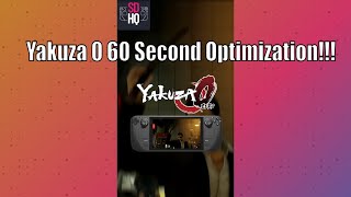 Steam Deck Optimization and gameplay of Yakuza 0 in 60 seconds