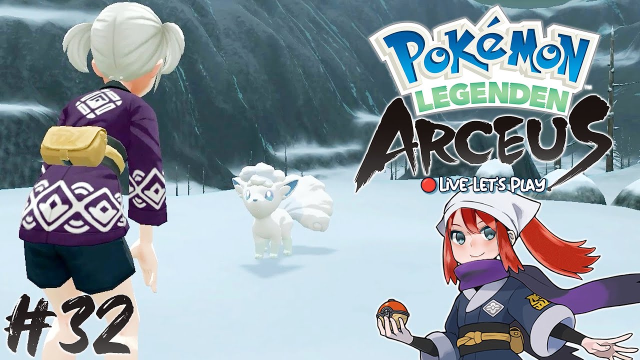 Weiße Vulpix im Schnee 🥰 • Pokémon-Legenden: Arceus #32 ★ Live Let's Play