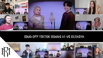 SINGOFF TIKTOK SONGS 21 (Garam  Madu FEN blue) vs @EltasyaNatasha Reaction Mashup Video