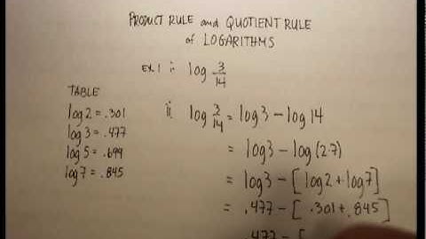 Logarithms: Product and Quotient Rules (2).avi