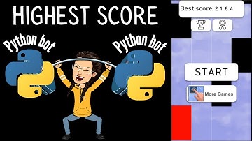 Automate Online Piano Tiles Game using Python within 10 minutes | Easy Python Projects
