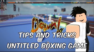 TIPS AND TRICKS IN UNTITLED BOXING GAME [Roblox Hajime No Ippo Game] screenshot 1