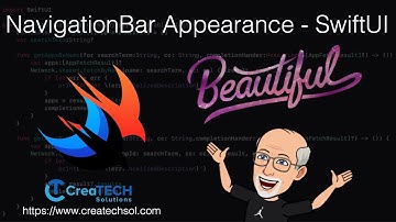 Navigation Bar Styling in SwiftUI