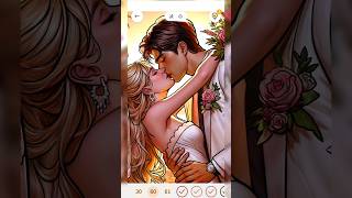 Couple Coloring Game 💑🎨 | ASMR Coloring & So Satisfying! 😍 #Shorts