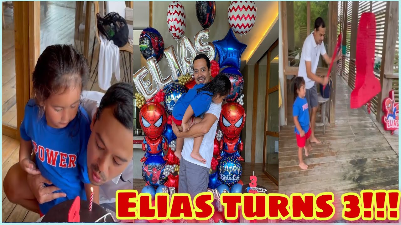 Bongga Ng Surprise Actual Birthday Celebration Of Elias With John Lloyd And Maja Salvador Youtube