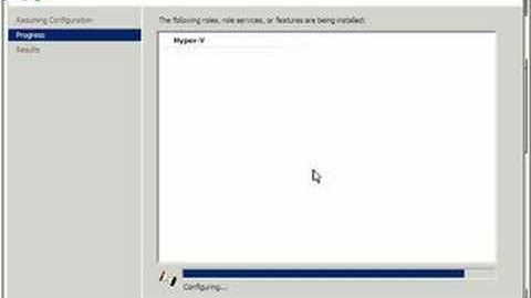 How to install Hyper-V virtualization on Windows Server 2008