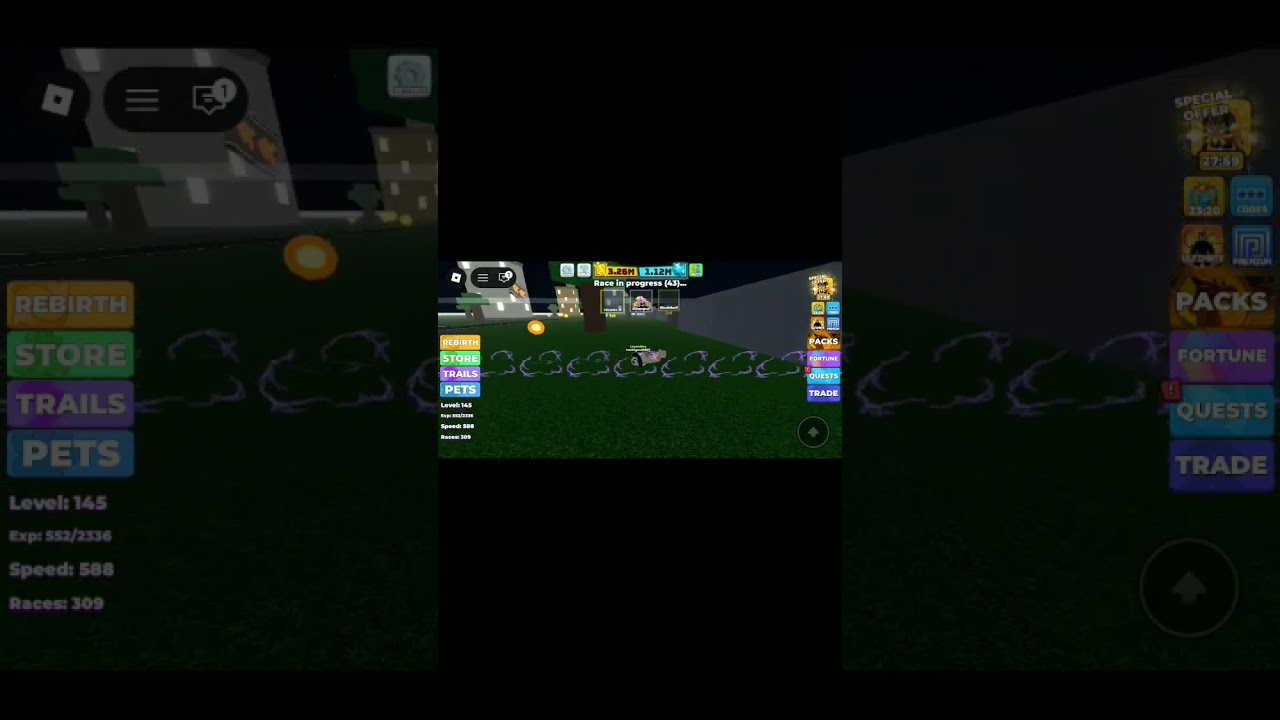 legend of speed #roblox #robloxshorts - YouTube