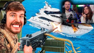 Защитишь Яхту, Оставишь Себе! | РЕАКЦИЯ на MrBeast