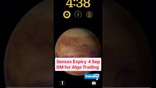 Sensex Expiry Profit Booked #algotrading #algotest #sensex #nifty #algotrading #shorts