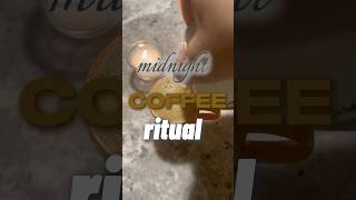 Midnight cravings = latte therapy ☕🌙Who else finds peace in making coffee when the world is asleep?
