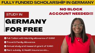 Study in Germany π©πͺ For FREE - No Block Account Needed - DAAD Helmut Schmidt Scholarship 2027