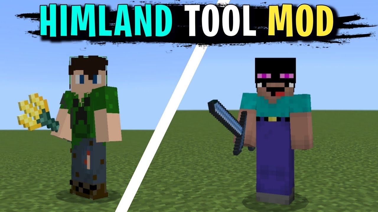 Minecraft HIMLAND TOOL MOD | Ezio Trident Mod | Noobda G Sword Mod ...