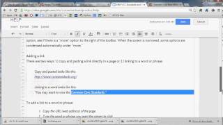 Adding Links in Google Sites