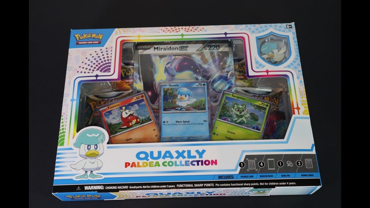 Pawk Image Collection Pokémon TCG Paldea Quaxly Collection - YouTube
