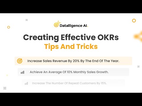 Creating Effective OKRs Tips and Tricks - Datalligence AI - video from Datalligence