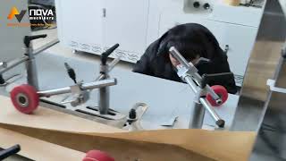 V bottom paper bag machine