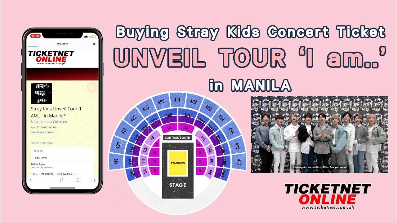 Buying Stray Kids Concert Ticket UNVEIL TOUR 'I am..' in