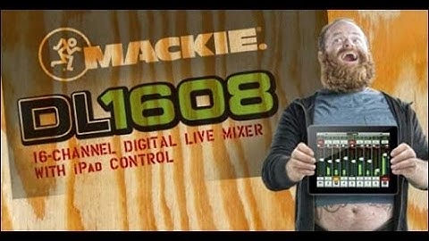 New Reverbs in Mackie DL1608 Master Fader Update 4.5 - a Quick Test