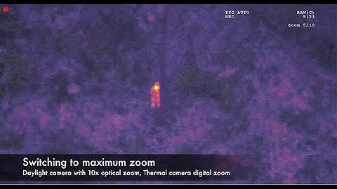 ThermalCapture Fusion Zoom in Search and Rescue - Finding A Missing Person In The Woods - Part 2