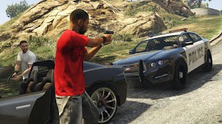 GTA 5 - Полиция против бандитов (случайные события)