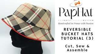 Bucket Hat (3) Cutting, Sewing & Assembling