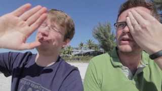 The Naughty Professor: Hank and John at the Beach  REUNION!